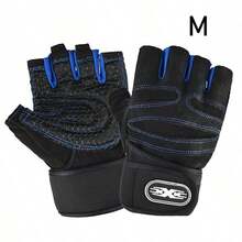 LINGPENG Breathable & Non-Slip Weightlifting Gloves, Gym Dumbbell & Strength Training Gear, Unisex Cycling Sports Accessories - Multicolor - View 13
