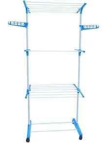 2026-NEW:Plegable Portatil para Ropa Retractil y Compacto Rack Blanco para Interior o Exterior - Blanco - Ver 3