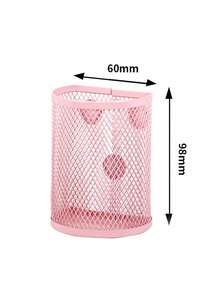 10pcs/1set Magnetic Mesh Pen Holder Powerful Magnet Square Minimalist Desk Organizer Box Iron Wire Pen Rack Strong Magnetic Iron Wire Pen Rack Suitable For Whiteboard Office Refrigerator Whiteboard Kitchen Storage Cabinet Office School Supplies - Multicolor - View 15