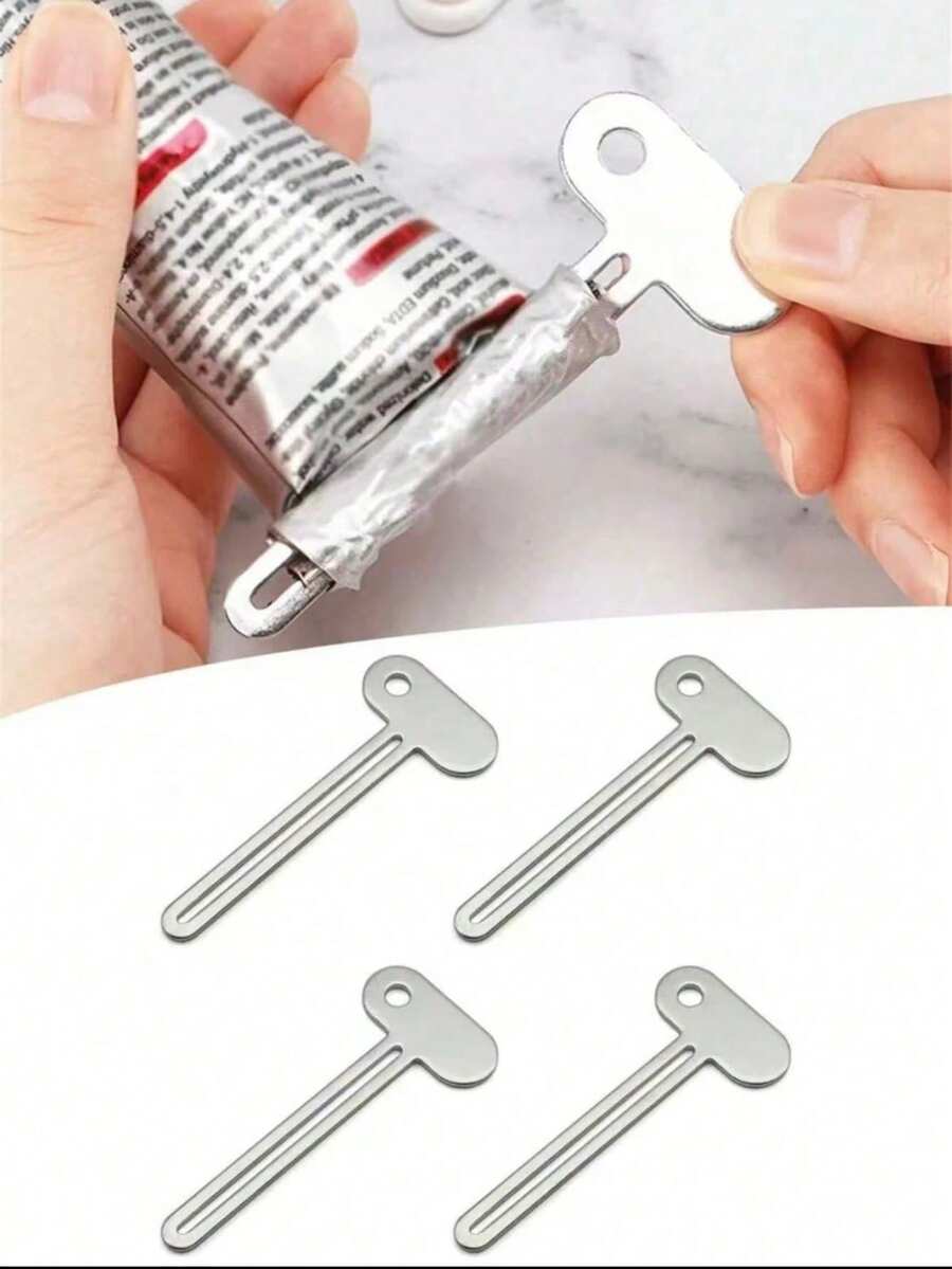 1/2/4/6pcs Manual Toothpaste Squeezer, Toothpaste Tube Squeezer Tool, Bathroom Toothpaste Cleaning Squeezer, Bathroom Supplies, Toothpaste, Household Items, Bathroom Accessories, Fun Gift, Gadget