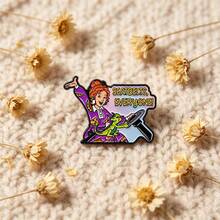 Cute Cartoon Anime Character Lapel Enamel Pins And Brooches Badge Pins For Backpacks Bags Backpack Cool Decoration Friend For Gifts - Multicolor - View 8