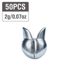 50Pcs High Density Duckbill Split Shot Sinkers 0.5g-5g Multi-Weights, Removable & Reusable, Suitable For Split Shot Rigs, Suitable To Match With Soft Lures, Suitable For Bass & Trout - FA109-50pcs - View 15