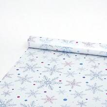 Christmas Gift Wrapping Paper Roll, Holiday Gift Wrapping Paper, 43*300cm/1 Roll, With Christmas Tree Pattern, Bow Pattern, Reindeer Pattern, Snowflake Pattern, Classic Seasonal Theme Design, Suitable For Holiday Gifts - Christmas Series - View 11
