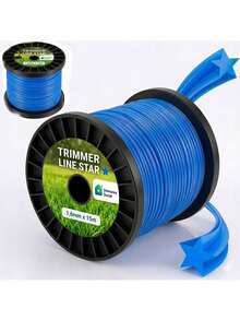 Star Trimmer Line 1.6 Mm * 15 M For Grass Trimmers And Brush Cutters, Five Point Nylon Cutting Line With Durable Wear Resistant Flexible Construction, High Performance Replacement Spool For Grass And Garden Maintenance - A - View 7