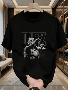 Men T-Shirts - 黑色 - 查看 1