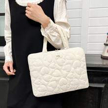 New Heart-Shaped Laptop Bag With Compartments , Laptop Cover - Multicolor - View 12