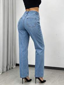 Women Jeans - Light Blue - View 2