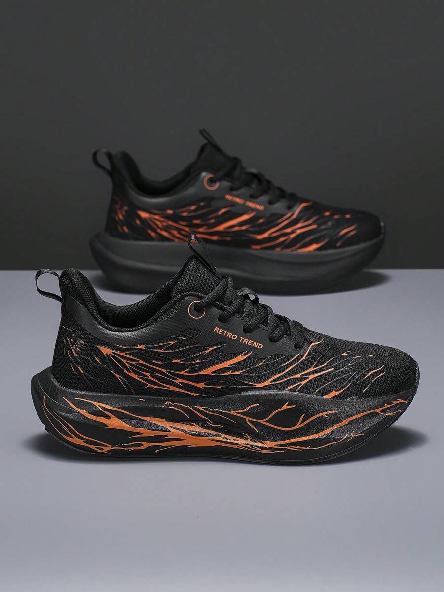 Men's Running Shoes, Marathon Running Shoes, Suitable For Outdoor Jogging, Daily Wear, And Suburban Walking - Black - View 1