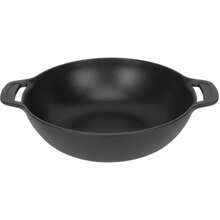 7425 Sistema de barbacoa gourmet Wok para parrilla de cocina  Gourmet, hierro fundido, negro, resistente, compatible con  Spirit II 200/300, Genesis II E-310, Summit, y más - Negro - Ver 9