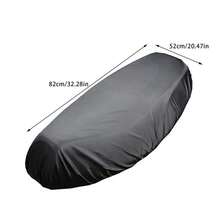 Sarung Jok Motor Anti Hujan, Ukuran Universal, Tahan Air & Debu, Hitam, Perlindungan UV, Perlindungan Matahari, Cocok Untuk Skuter Dan Sepeda Motor, Desain Tahan Lama & Bernapas, Perlindungan Nyaman - Hitam - View 11