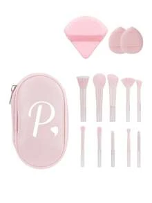 Professional Makeup Brush Set, Includes Foundation Brush, Concealer Brush, Eyeshadow Brush, Eyebrow Brush, Storage Bag, Soft Bristle Design, Essential Makeup Brushes, Perfect For Makeup Application, Covers Blush Brush, Foundation Brush, Eyeshadow Brush, Lip Brush And More, Suitable For Eyeshadow, Foundation And BB Cream Application, Designed For Beginners And Makeup Enthusiasts - Multicolor - View 24