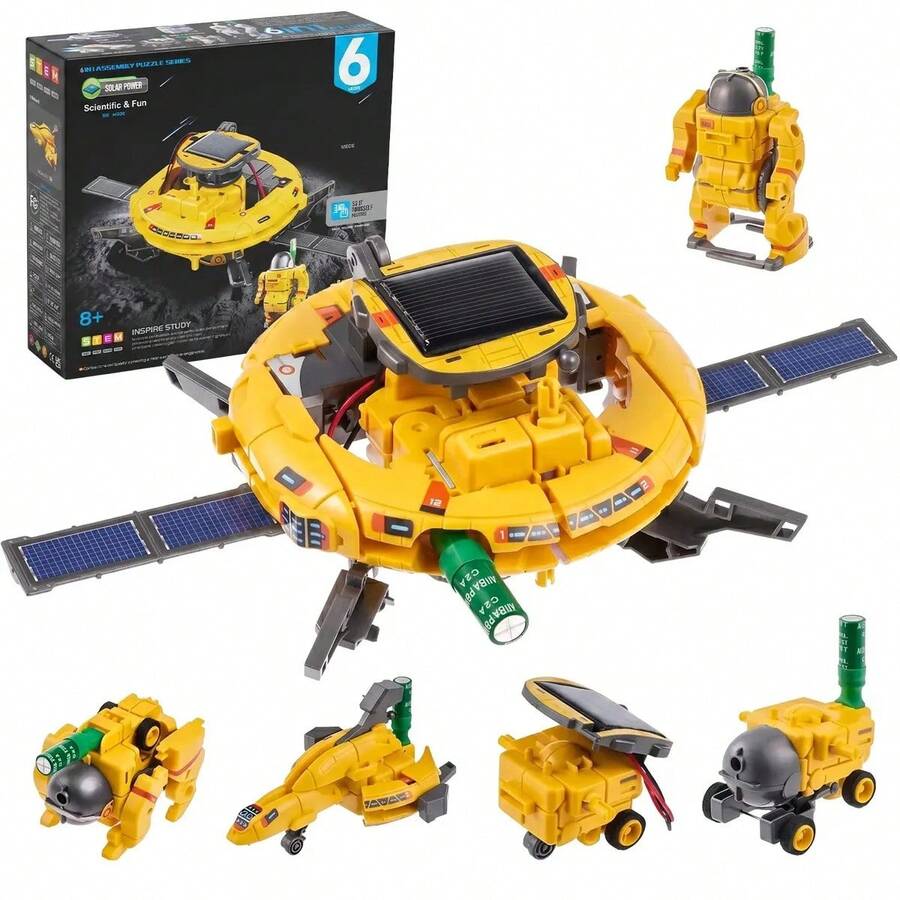 Kids Solar Power Kits - Yellow - View 1