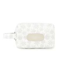 1pc Fresh Floral Double Layer Children's Handheld Storage Bag, Can Hold Wet Wipes, Hair Ties And Other Small Items, Double Layer Compartment For Organized Storage - Multicolor - View 3