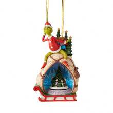 The Grinch 6Pcs Christmas Tree Ornaments: Acrylic Hanging Decorations, Perfect For Home Christmas Party Decorations - Multicolor - View 6