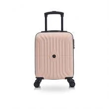 20" ABS Hardside Carry-On Spinner Luggage With TSA Lock, Travel Suitcase With Spinner Wheels And Retractable Handle For Cabin - Gold - View 2
