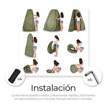 Camping Showers - Green - View 6
