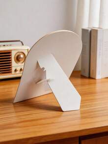 5/10pcs Arched Cardboard Photo Frames, Desktop Standing Minimalist Photo Display Stand, Vertical Aesthetic Picture Frame, Birthday Wedding Party Table Decor, Home Desk Decoration - Multi-color - View 2