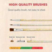 Professional Art Use Digital Painting Set, Lakeside Colorful House And Boat Design, Suitable For College Students, High School Students, Art Major Students - Sets - View 5