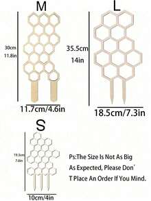 Honeycomb Plant Climbing Rack, Outdoor Potted Plant Stand, Plant Climbing Rack, Rust-Proof Plastic Support, Suitable For Potted Vines And Flowers, Space-Saving Indoor/Outdoor Garden Support Rack - Multicolor - View 6