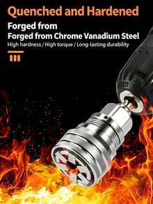 1/2pcs Magic Socket, Adjustable Hex Socket Ratchet Wrench, Multi-Function Power Drill Screw Driver 10-19mm, Metric 3/8" To 3/4", Tool Gift For Men/Dad/Father/Husband, Christmas Father's Day Gift - A - View 10