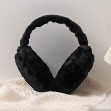 1PC Ultra Soft Plush Earmuffs - Suitable For Warmth, Foldable, Comfortable, Winter Outdoor Activity Cold Protection - Neutral Design - Foldable Hamburger Earmuffs Winter Plush Ear Warmers, Portable Cold-Proof Ear Covers - Multicolor - View 15