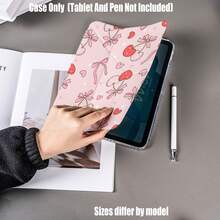 Y-Fold High Transparency Acrylic Tablet Protective Case With Pen Slot. Y-Fold High Transparency Acrylic Model. Y-Fold High Transparency Acrylic Protective Case. Tablet Protective Case Features: Y-Shaped Tri-Fold Stand Design, Smart Sleep/Wake, Full Coverage Protection, Skin-Friendly Frame Material, Air Cushion Anti-Drop Frame, Multi-Angle Stand, Transparent Acrylic Back Panel, Built-In Pen Slot, Lightweight And Portable. - Multicolor - View 3