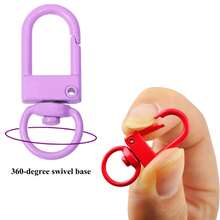 110/220/550/990pcs Women's Multi-Color Keychain Accessories Set, Includes Keychain Rings And Connectors, DIY Keychain Decoration, Car Accessories, Bag Charms, Cute Gothic Y2K Style, Christmas Gift, Gift For Mother, Father, Graduation Season And Teacher - Keychain Split Ring Set - View 11