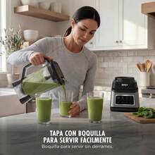 Licuadora  Profesional Plus BN701LAA 1400W Tritura Hielo al Instante Capacidad de 2.1L para Toda la Familia 3 Programas Auto-iQ Smoothies, Helados y Frozen Negro - Negro - Ver 5