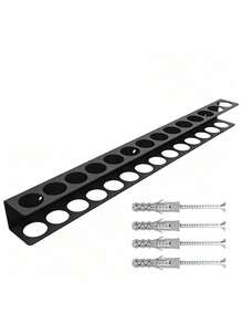 Screwdriver, Hammer And Wrench Hardware Tool Storage Rack, Wall-Mounted Multi-Function Small Tool Organizer, Suitable For Home And Garage Use - Multicolor - View 12