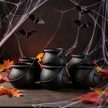 [Mini Crucible Set] 6pcs Mini Crucible Water Bottles - Novelty Water Bottles - Halloween Black Crucible Stand - Witch's Crucible - Crucible Pot Party Gift - (Non-Food Contact), Outdoor Decoration, Room Decoration, Fun Gift - Multicolor - View 10