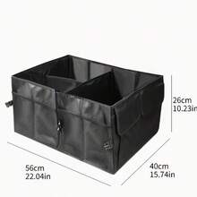 Foldable Car Trunk Storage Box - Thickened Large Capacity Durable Polyester Fiber Universal Type, Suitable For Sedan, SUV And Truck - Multi-Compartment Carrying Box, Ideal For Camping, Sports Equipment And Household Items - B - View 8