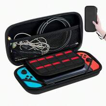 Switch NS/Switch OLED Storage Bag, Black, Can Hold Charger And Original Dock, Switch 2 Storage Bag, Joy Con 2 Controller Bag, Full Set Large Capacity Storage, Universal Portable Carrying Bag, Travel Portable Bag, Protect Device - View 12