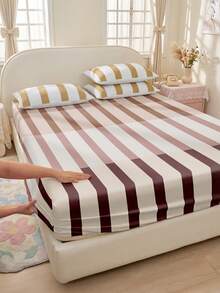 2/3pcs Printed Bedding Set, Bedding, Mattress Protector Set, Comfortable Home Textiles, Breathable Anti-Pilling Mattress Cover, Home Decor, Suitable For All Seasons, Machine Washable, Back To School - Multicolor - View 11