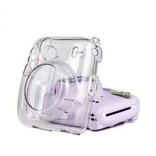 1pc Transparent Storage Case Crystal Protective Cover For Instant Camera, No Strap - View 1