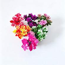 Artificial Fish Tank Flowers, Simulated Small Flowers, Aquarium Decoration Artificial Water Plants Landscaping, Fake Water Grass, Maintenance-Free, With Base, Sand And Gravel Tray Decoration, Aquarium Supplies - Happy Aquarium - View 7