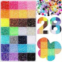 18000-45000pcs Multi-Color Resin Rhinestones And Flat Back Gemstone Set, Shiny Decorative Stones, DIY Craft Materials, Suitable For Clothing Sewing, Jewelry Making, Holiday And Daily Party Decoration - Multicolor - View 12