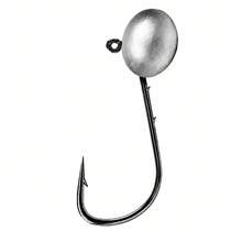 50pcs Jigger Head Hooks 1.5g 2g 2.5g 3g 3.5g High Strength Sharp Point Double Barb Gear Lure Fishing Tackle, Suitable For Soft Worm Crank Bait - Grey - View 9
