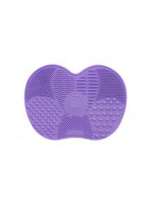 3/1pc Silicone Makeup Brush Cleaning Pad, Portable Makeup Brush Washing Mat, Multi-Texture Zoned Makeup Brush Cleaning Tool - Multicolor - View 11