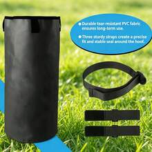 1pc Horse Hoof Soak Bag, Horse Leg Therapy Wrap With Foam Cushion, Suitable For Hoof Injury Ice Compress, Physical Therapy, Cleaning And Care - Multicolor - View 8