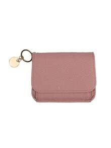 Vintage Short Wallet Portable Folding Purse Card Holder Women Small Wallet RFID Blocking Card Case Slim Tri-Fold Wallet With Zipper Pocket&Keychain - Multicolor - View 16