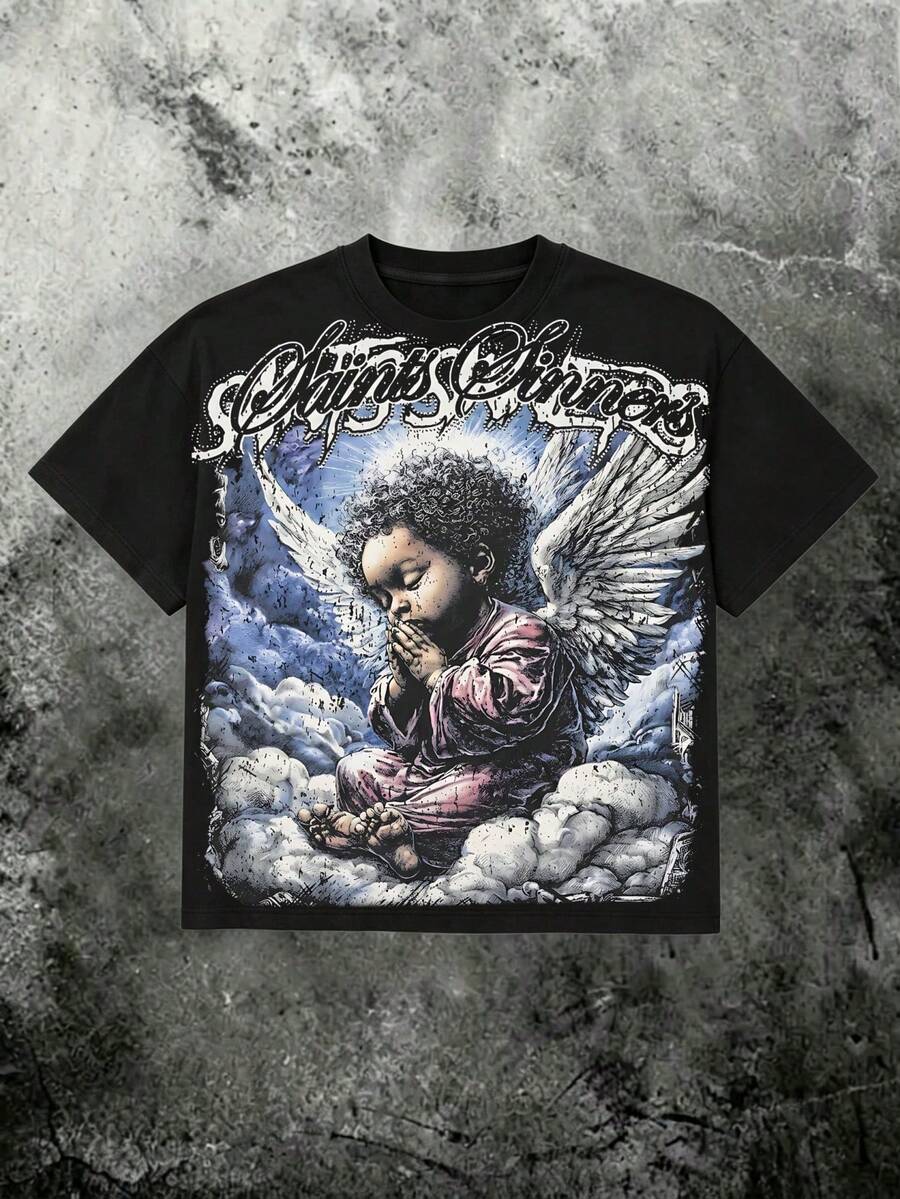 Women T-Shirts - 黑色 2 - 查看 1