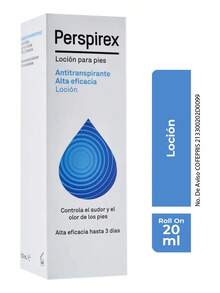 Antitranspirante Roll On para Pies, Control Eficaz del Sudor, 100 ml - Blanco - Ver 4