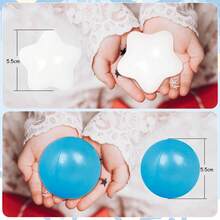 20/50 buah Bola Anti-Remuk Ukuran 2,17 Inci dengan Pola Bintang, Cocok untuk Balita dan Anak-anak, Pesta Kolam Renang, Mainan Kolam Bola Tenda Permainan Dalam/Luar Ruangan - MultiWarna - View 7