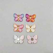 3/8/12pcs Cute Butterfly Refrigerator Stickers, Colorful Cartoon Style Refrigerator Decoration Magnets, Romantic Home Kitchen And Dormitory Decorations - Multi-color - View 7