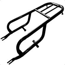 Bicycle Luggage Carrier - Black - View 1