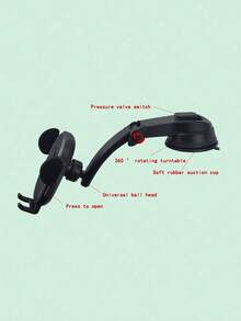 New Car Dashboard Phone Holder For 2026, 360 Degree Rotation, Automatic Locking, Adjustable Height - Multicolor - View 8