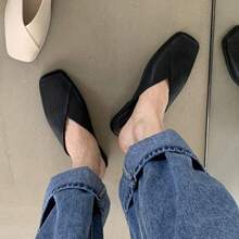 Zapatos Planos De Mujer - Black - View 6