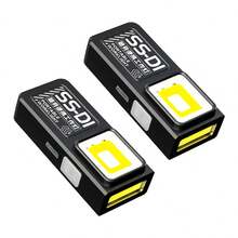 2 buah Senter LED Genggam Portabel, Lampu Saku Mini Isi Ulang USB dengan 4 Mode dan Fungsi Strobo Merah/Biru, Lampu Kerja Ringan, Cocok untuk Rumah, Mendaki, Memancing, Berkemah, dan Situasi Darurat - beraneka warna - View 12