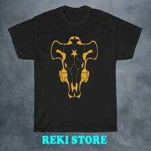 Black Clover Bull Men's T Shirt Size S 5XL - 黑色 - 查看 1