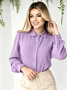 Women Blouses - Morado Violeta - Ver 1